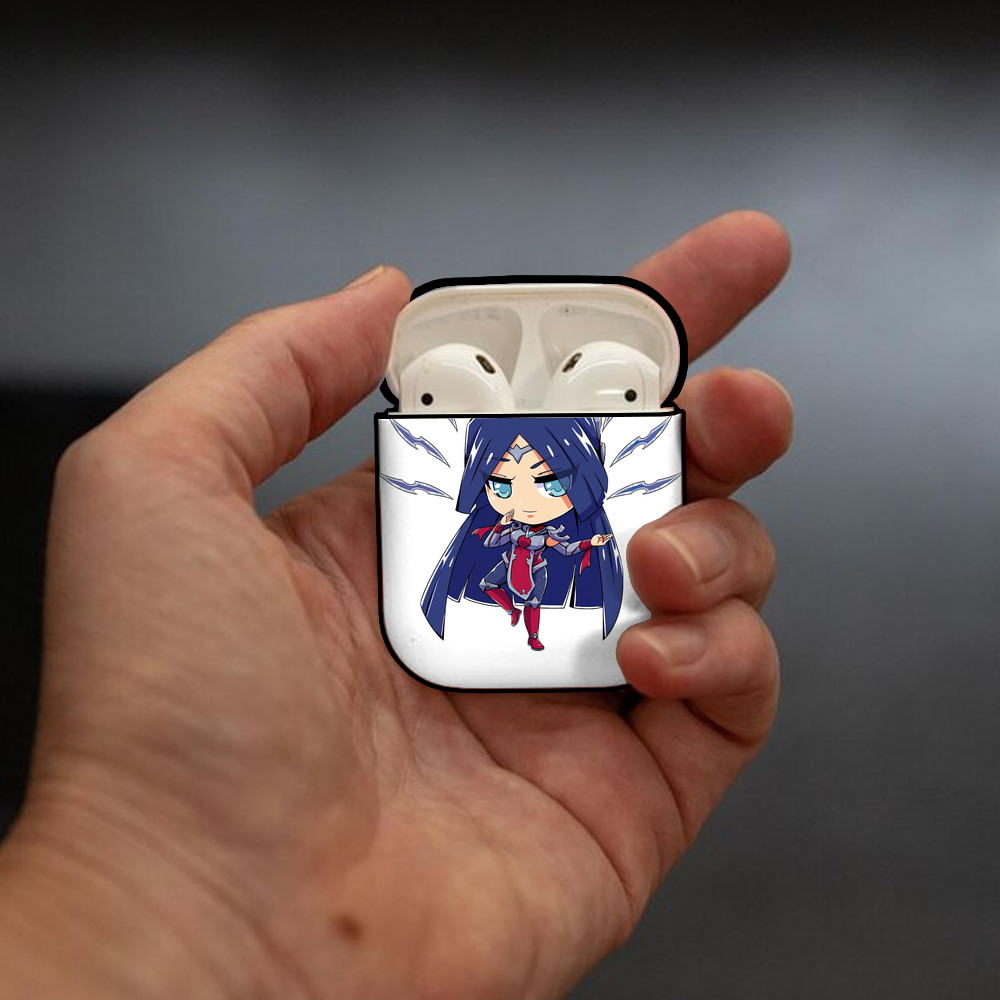 リーグ・オブ・レジェンド League of Legends LOL AirPods 第2世代保護ケース ハードシェル ブラック 耐衝撃・防指紋・カラビナ付き