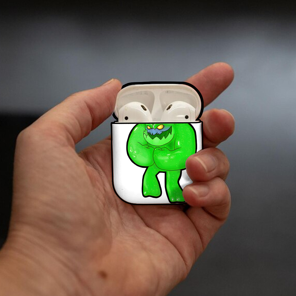 リーグ・オブ・レジェンド League of Legends LOL AirPods 第2世代保護ケース ハードシェル ブラック 耐衝撃・防指紋・カラビナ付き