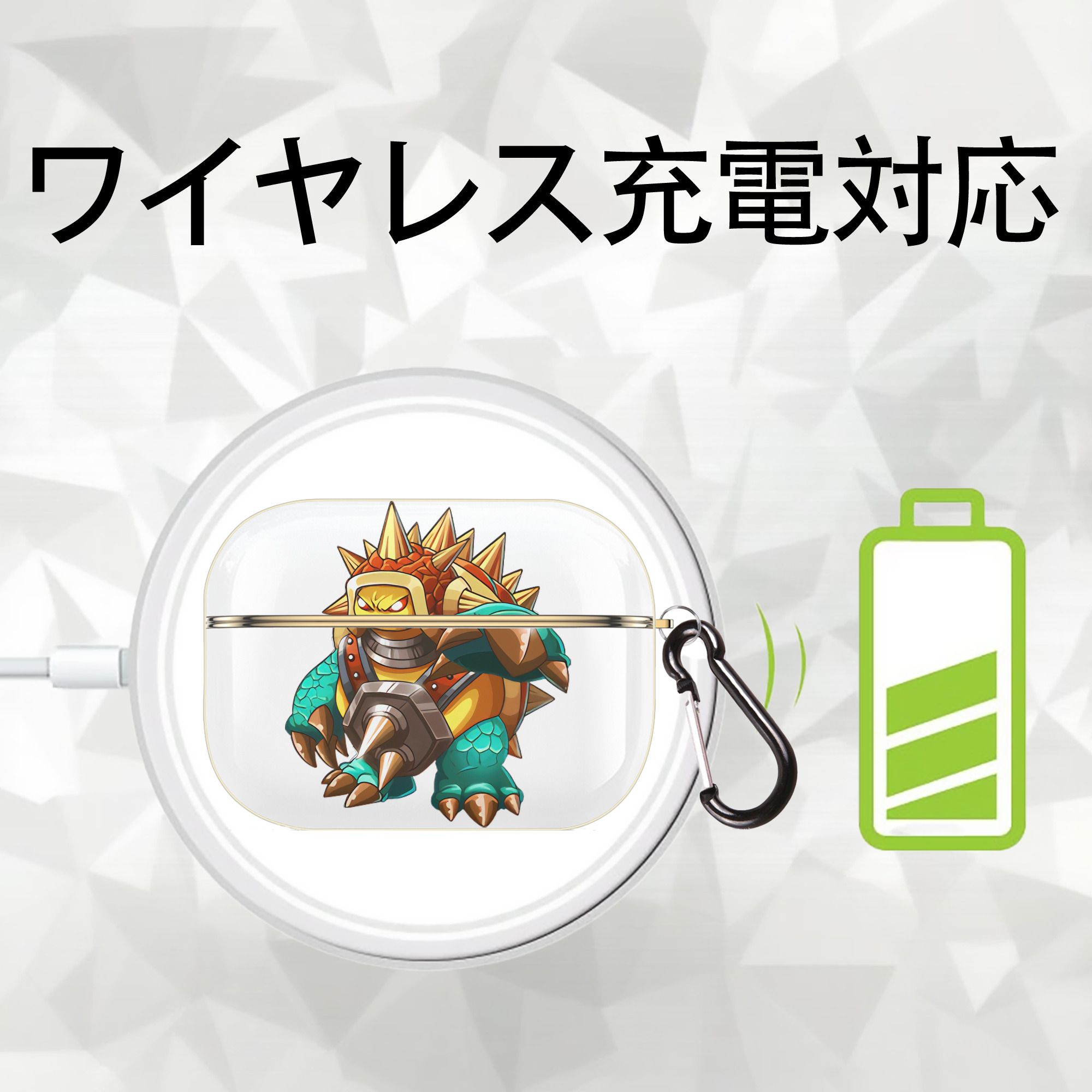 リーグ・オブ・レジェンド League of Legends LOL 【AirPods Pro用】ハードシェル保護ケース｜耐衝撃・防指紋・カラビナ付き商品仕様