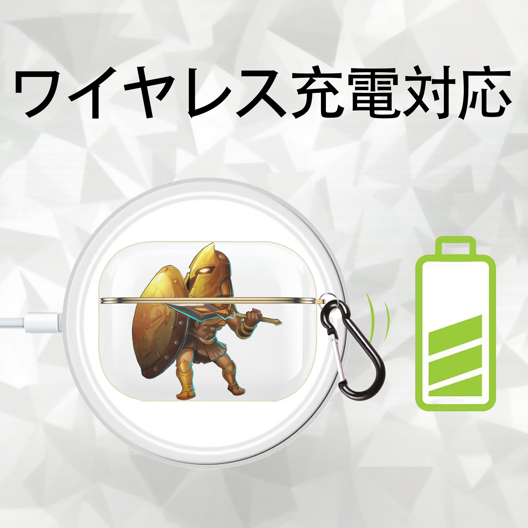 リーグ・オブ・レジェンド League of Legends LOL 【AirPods Pro用】ハードシェル保護ケース｜耐衝撃・防指紋・カラビナ付き商品仕様