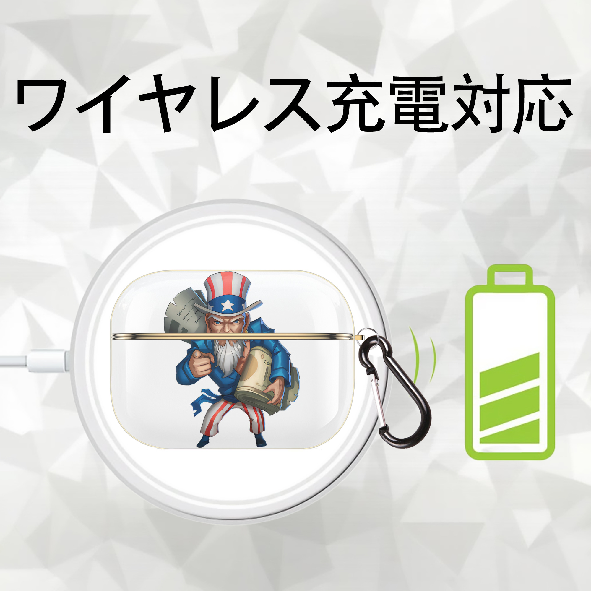 リーグ・オブ・レジェンド League of Legends LOL 【AirPods Pro用】ハードシェル保護ケース｜耐衝撃・防指紋・カラビナ付き商品仕様