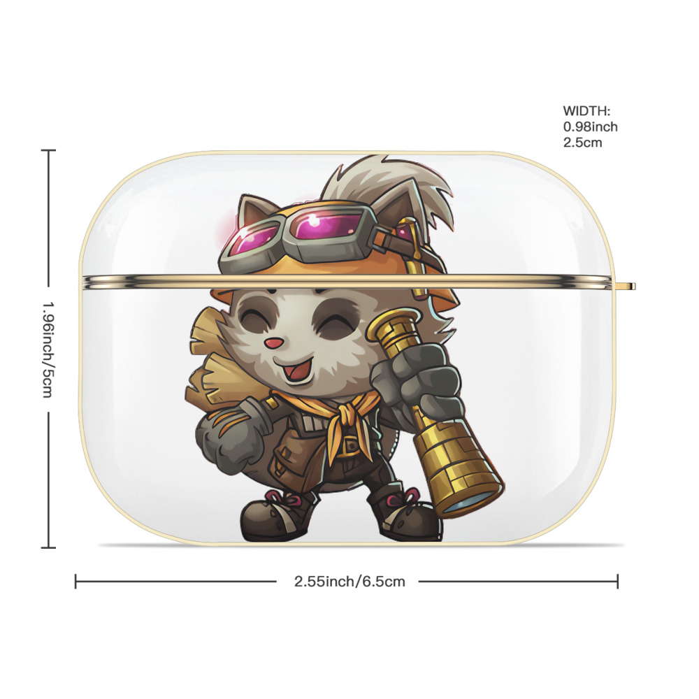 リーグ・オブ・レジェンド League of Legends LOL 【AirPods Pro用】ハードシェル保護ケース｜耐衝撃・防指紋・カラビナ付き商品仕様