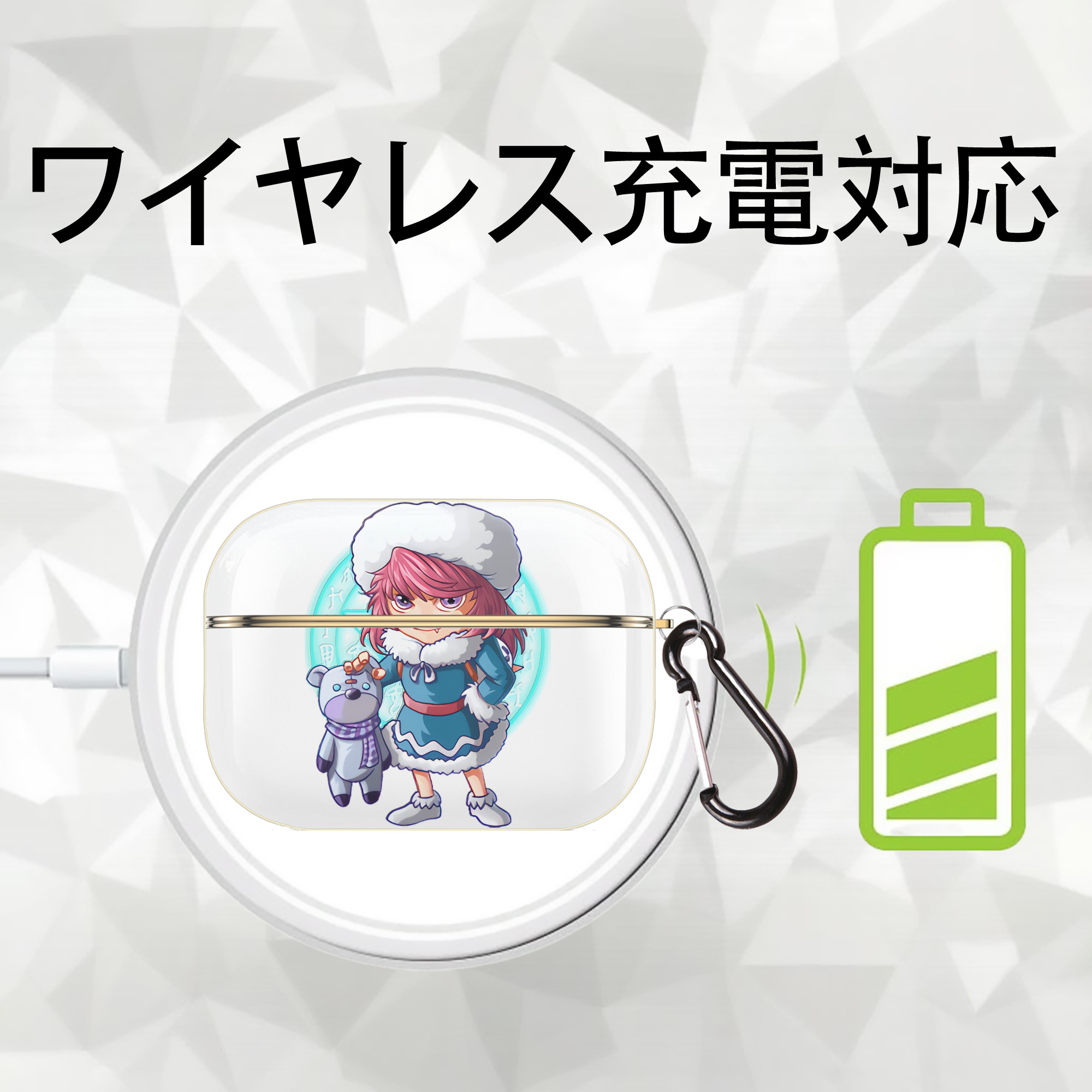 リーグ・オブ・レジェンド League of Legends LOL 【AirPods Pro用】ハードシェル保護ケース｜耐衝撃・防指紋・カラビナ付き商品仕様