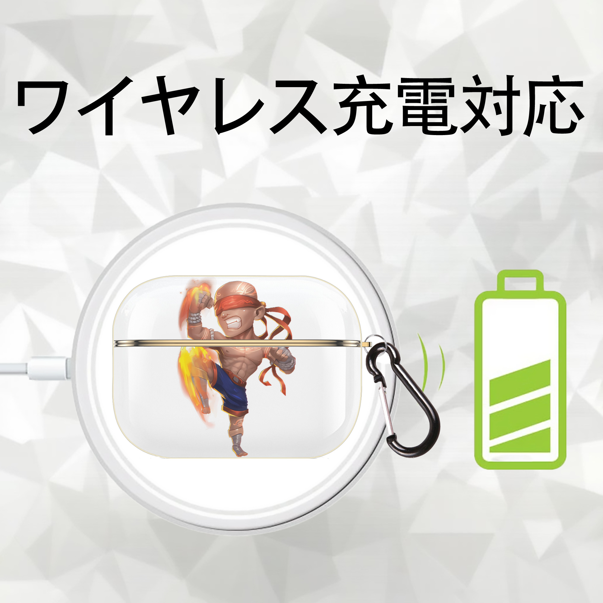 リーグ・オブ・レジェンド League of Legends LOL 【AirPods Pro用】ハードシェル保護ケース｜耐衝撃・防指紋・カラビナ付き商品仕様