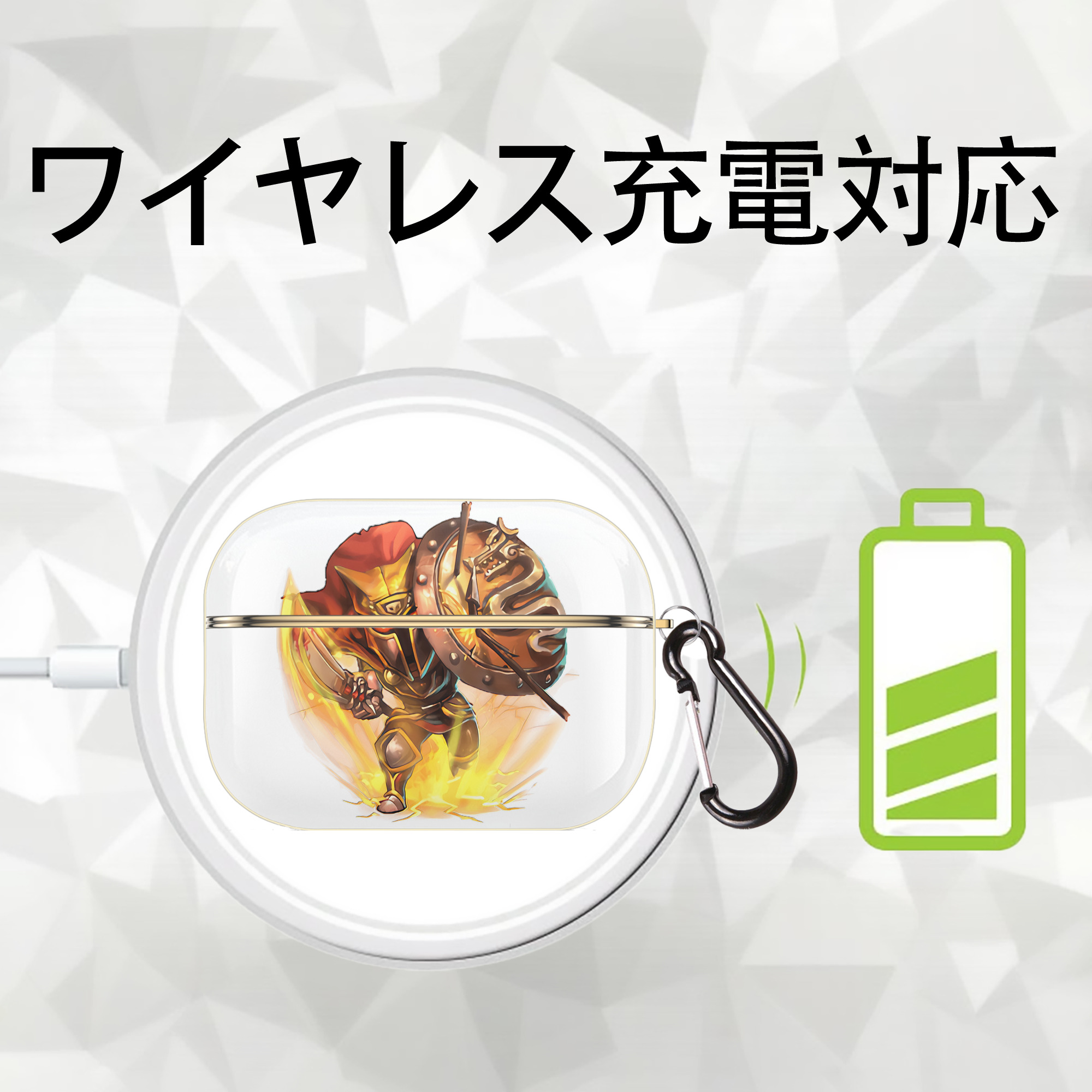 リーグ・オブ・レジェンド League of Legends LOL 【AirPods Pro用】ハードシェル保護ケース｜耐衝撃・防指紋・カラビナ付き商品仕様