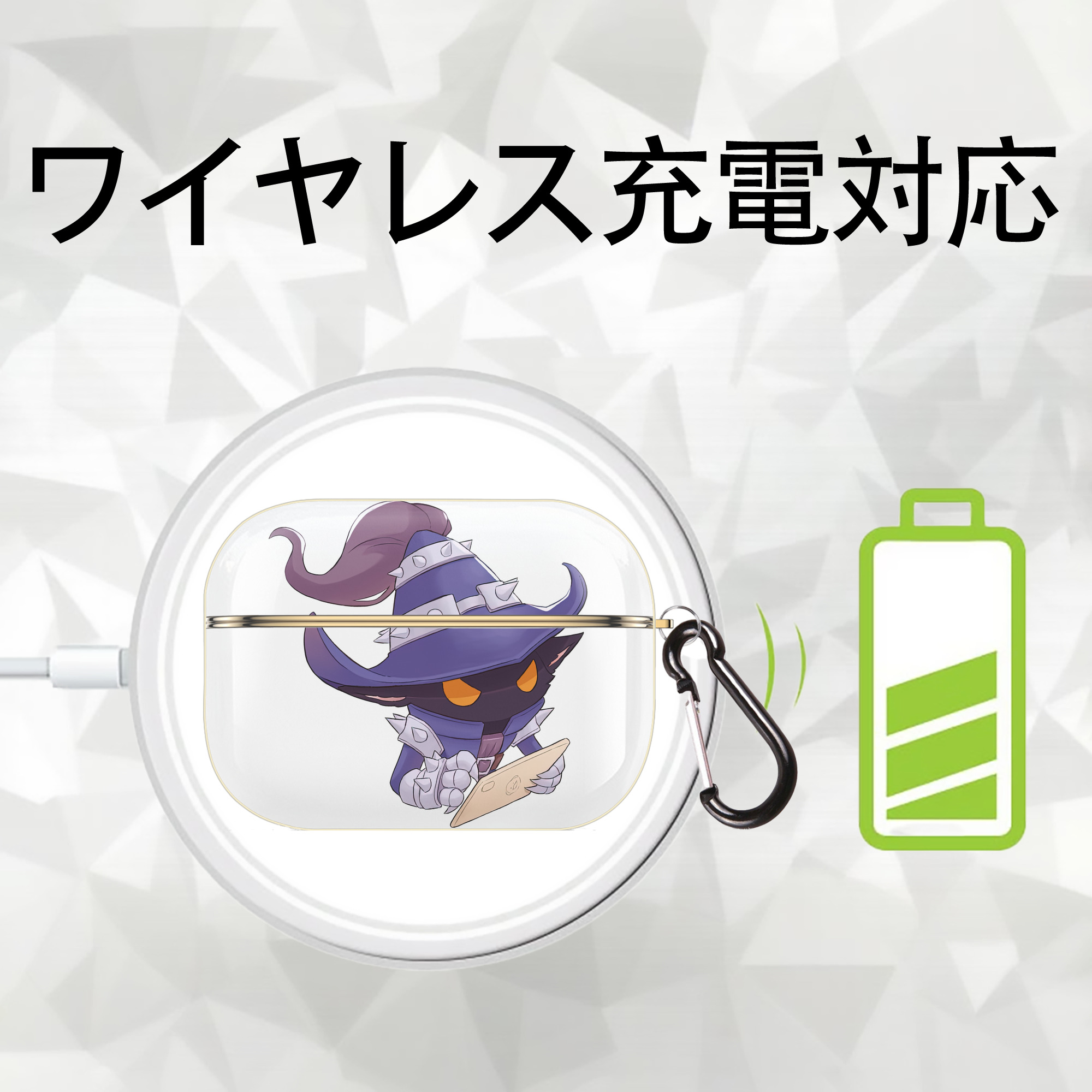 リーグ・オブ・レジェンド League of Legends LOL 【AirPods Pro用】ハードシェル保護ケース｜耐衝撃・防指紋・カラビナ付き商品仕様