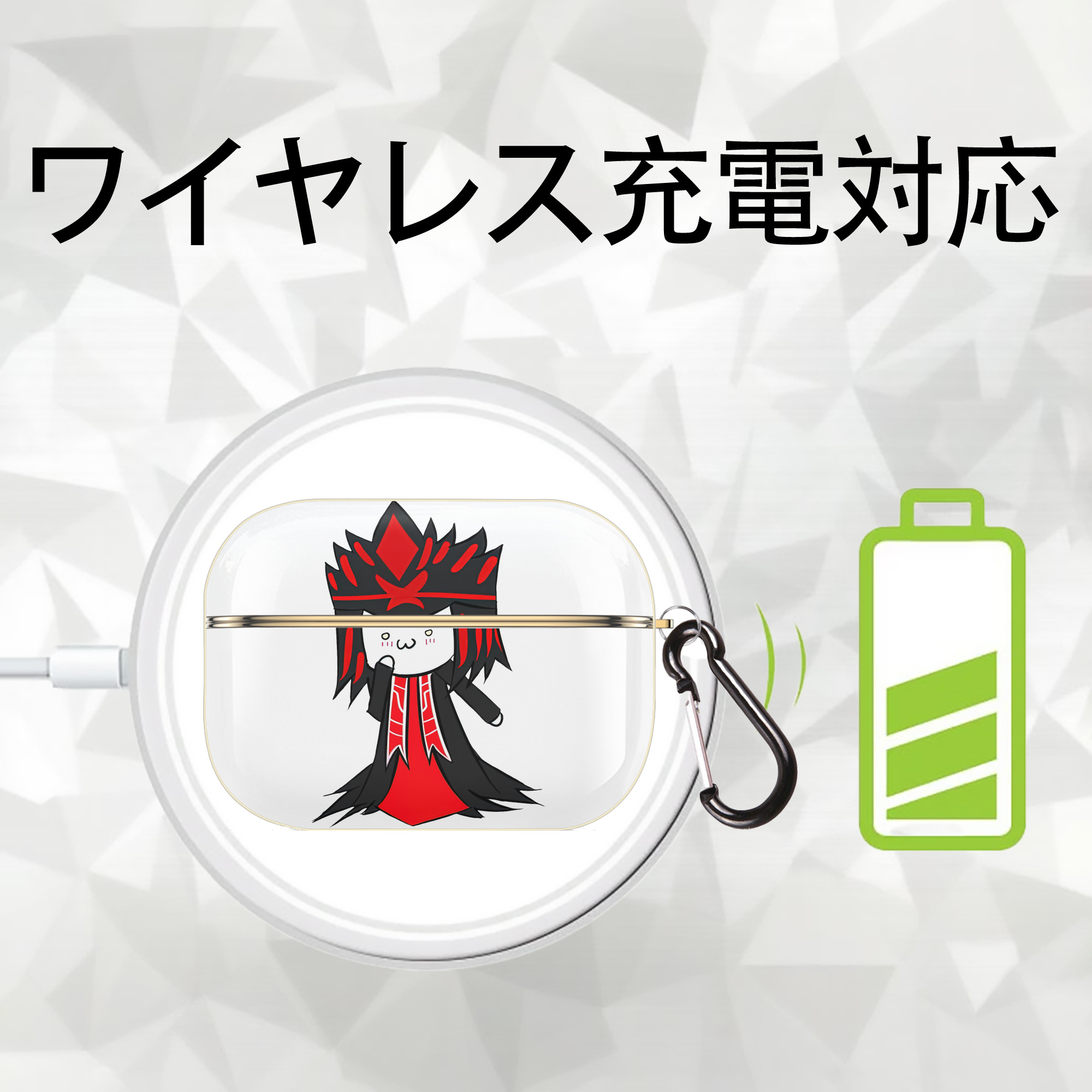 リーグ・オブ・レジェンド League of Legends LOL 【AirPods Pro用】ハードシェル保護ケース｜耐衝撃・防指紋・カラビナ付き商品仕様