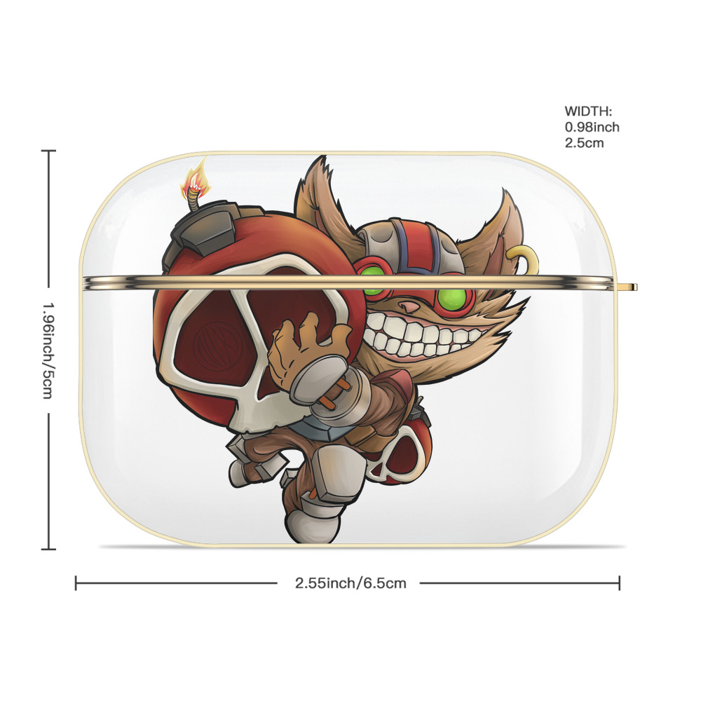 リーグ・オブ・レジェンド League of Legends LOL 【AirPods Pro用】ハードシェル保護ケース｜耐衝撃・防指紋・カラビナ付き商品仕様