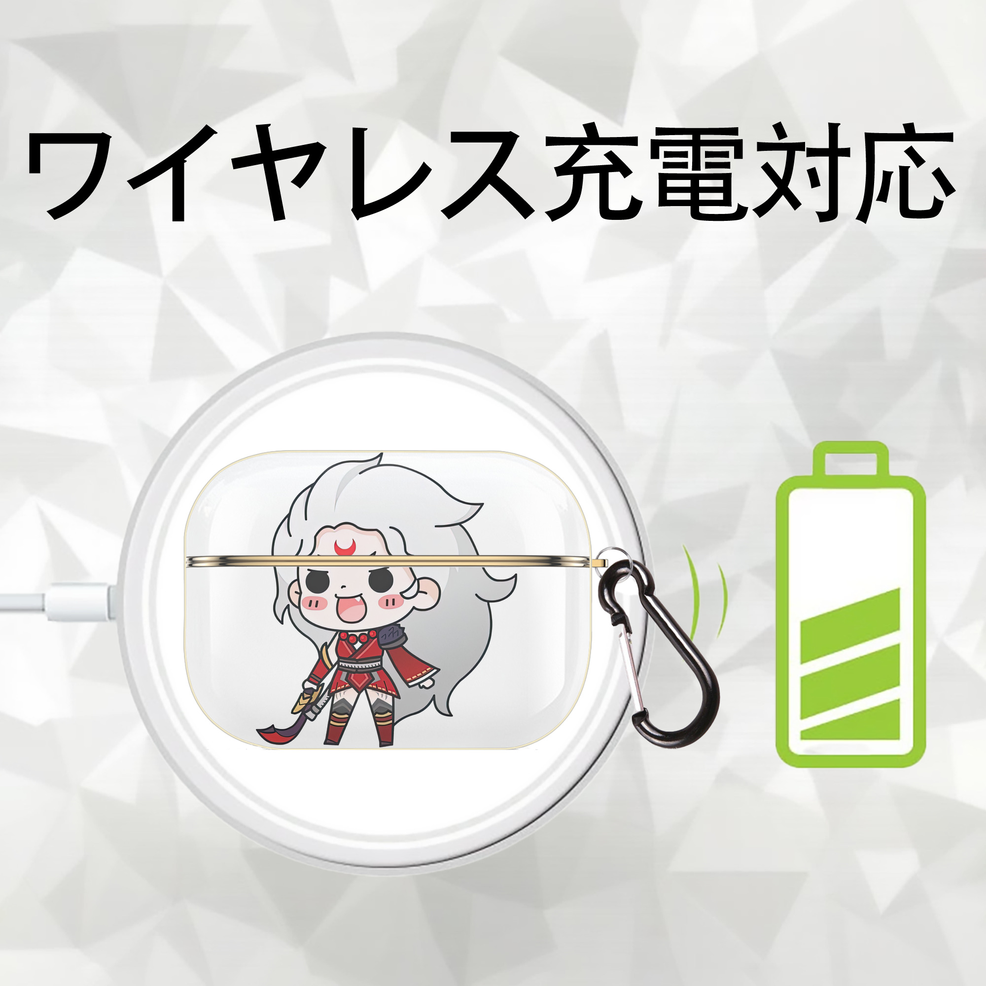 リーグ・オブ・レジェンド League of Legends LOL 【AirPods Pro用】ハードシェル保護ケース｜耐衝撃・防指紋・カラビナ付き商品仕様