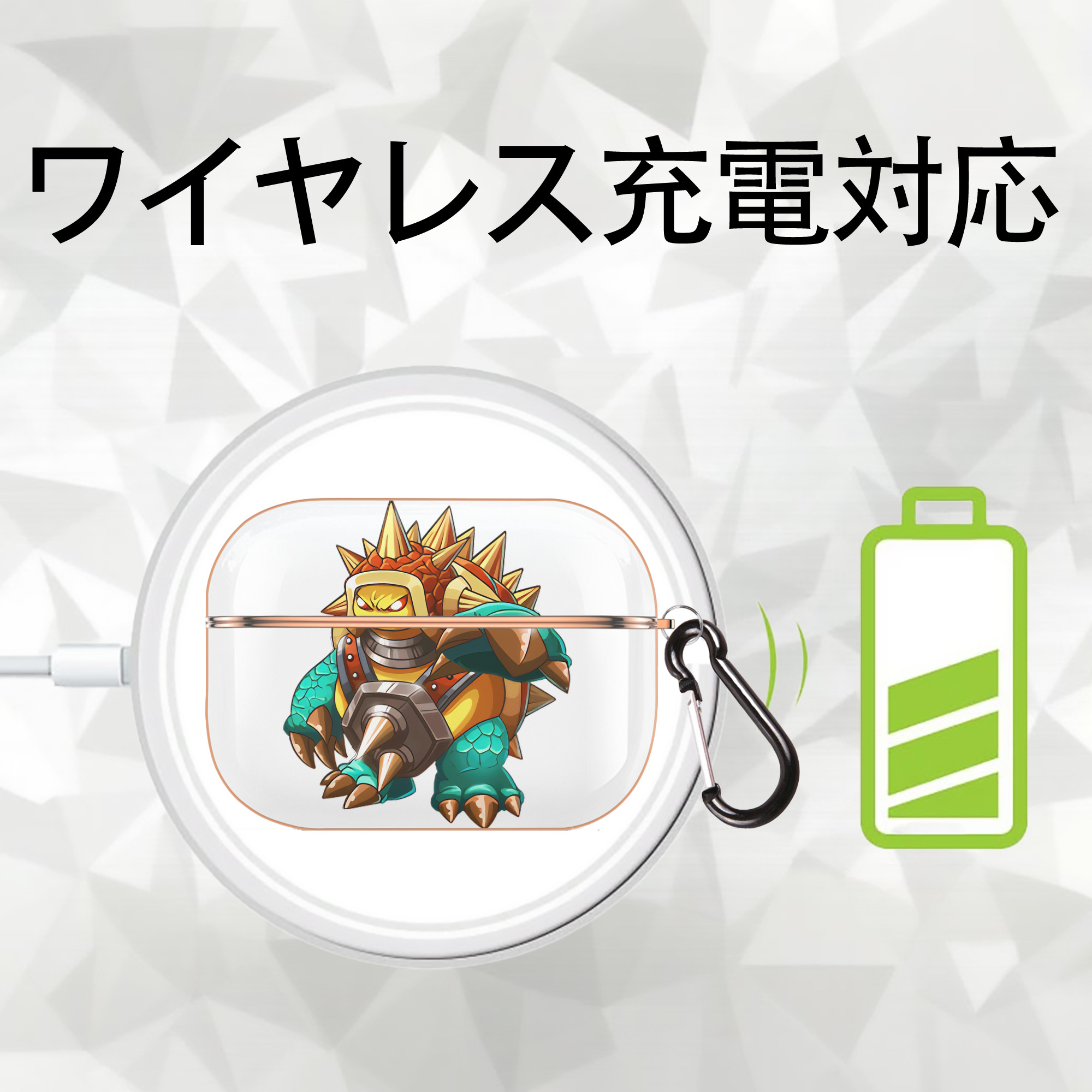 リーグ・オブ・レジェンド League of Legends LOL 【AirPods Pro用】ハードシェル保護ケース｜耐衝撃・防指紋・カラビナ付き商品仕様
