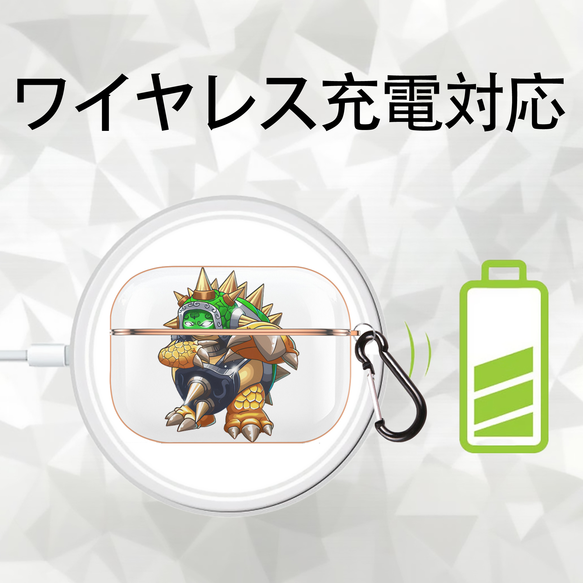 リーグ・オブ・レジェンド League of Legends LOL 【AirPods Pro用】ハードシェル保護ケース｜耐衝撃・防指紋・カラビナ付き商品仕様