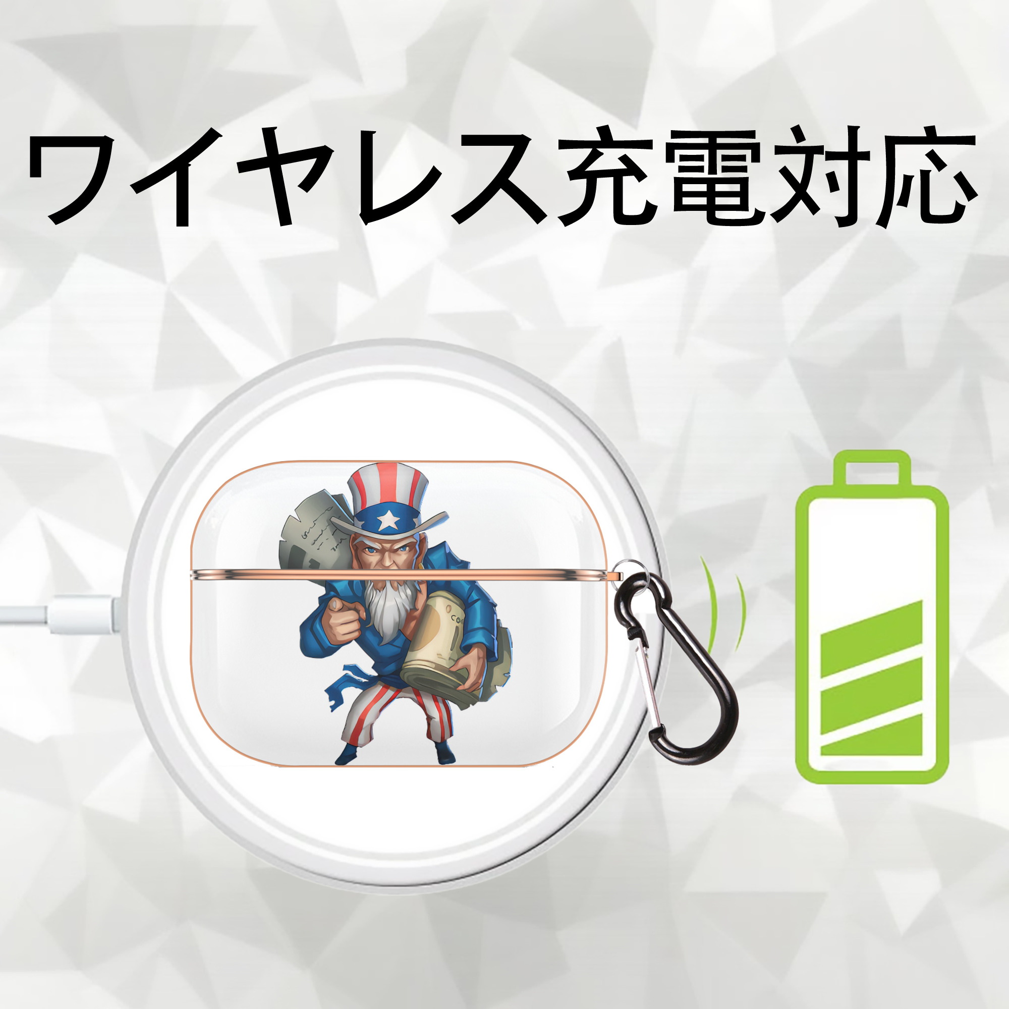 リーグ・オブ・レジェンド League of Legends LOL 【AirPods Pro用】ハードシェル保護ケース｜耐衝撃・防指紋・カラビナ付き商品仕様