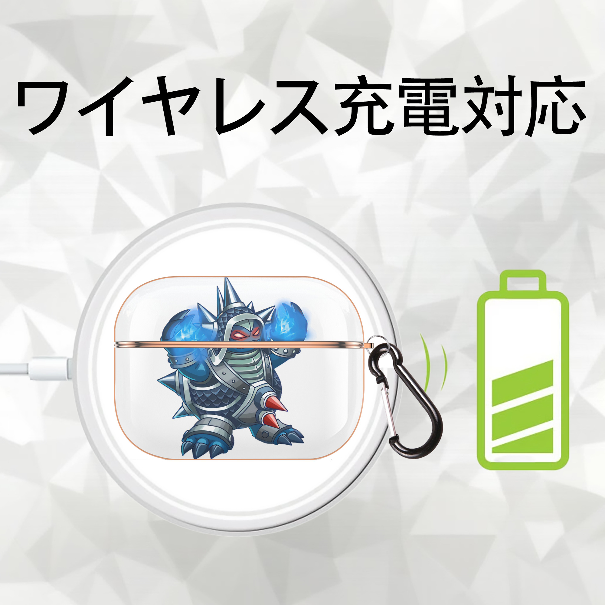 リーグ・オブ・レジェンド League of Legends LOL 【AirPods Pro用】ハードシェル保護ケース｜耐衝撃・防指紋・カラビナ付き商品仕様