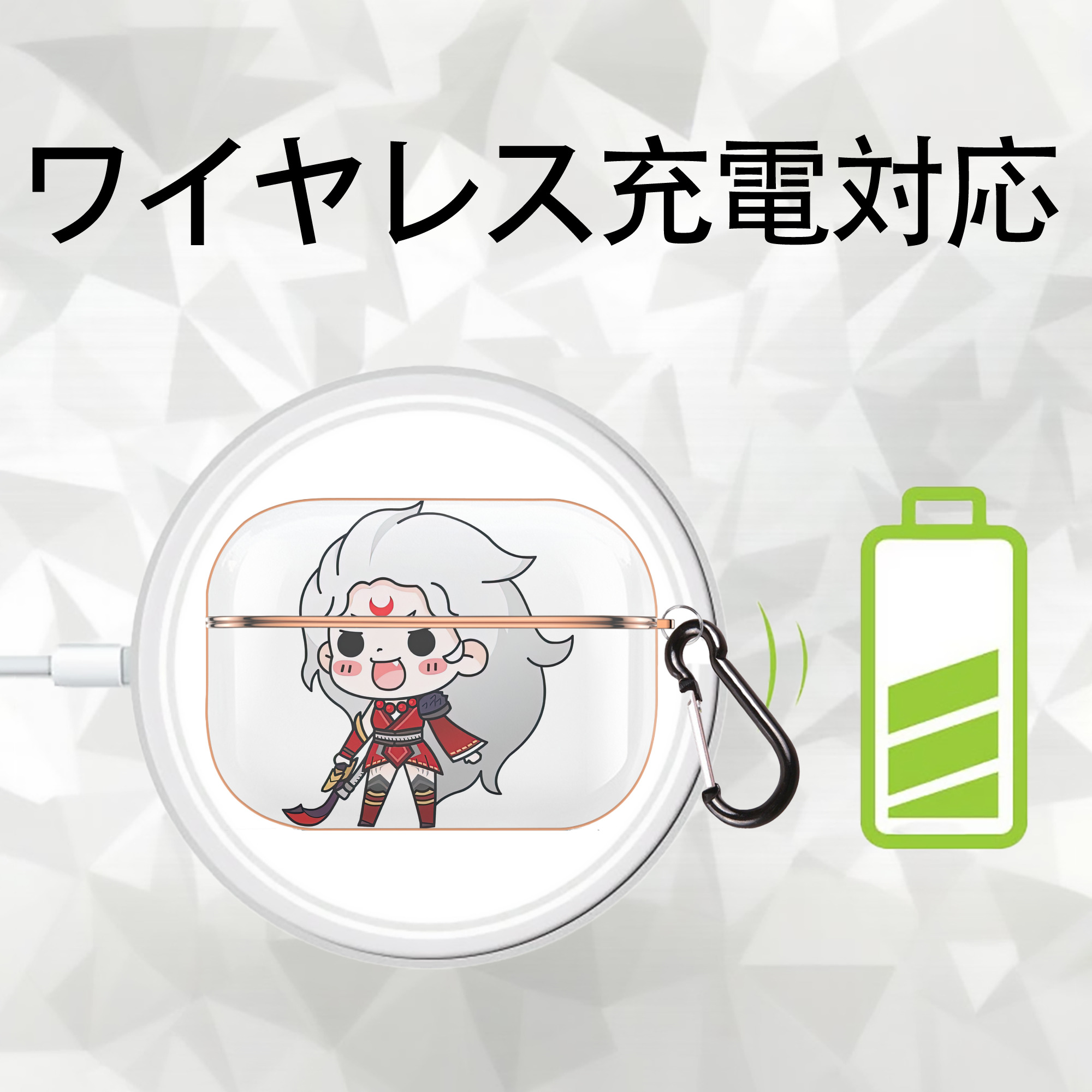 リーグ・オブ・レジェンド League of Legends LOL 【AirPods Pro用】ハードシェル保護ケース｜耐衝撃・防指紋・カラビナ付き商品仕様