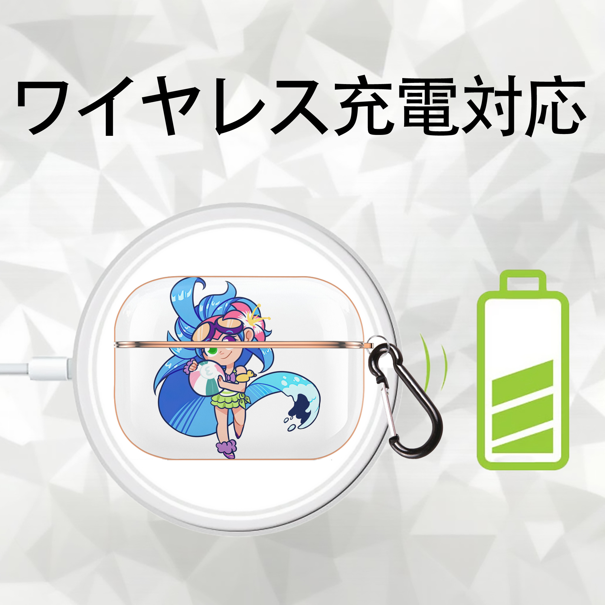 リーグ・オブ・レジェンド League of Legends LOL 【AirPods Pro用】ハードシェル保護ケース｜耐衝撃・防指紋・カラビナ付き商品仕様